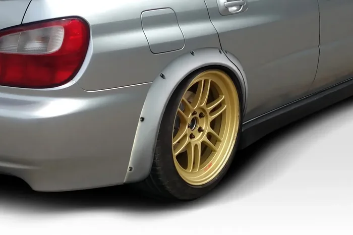 2004-2007 Subaru Impreza WRX 4DR Duraflex Race Rear Fender Flares – 4 Piece