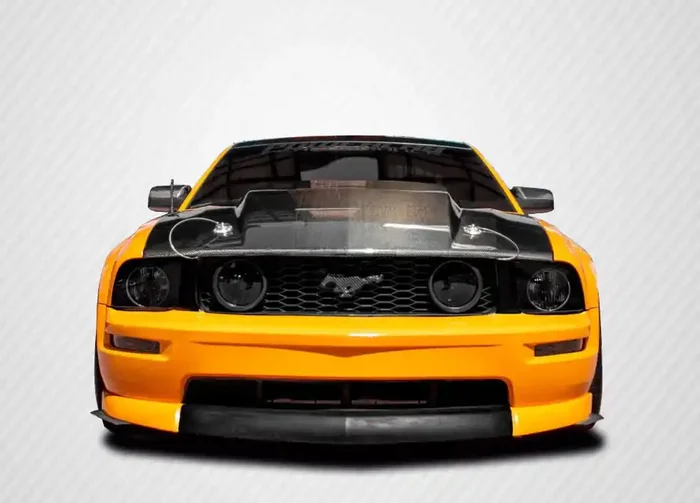 2005-2009 Ford Mustang Carbon Creations 2.5 Inch Cowl Hood – 1 Piece