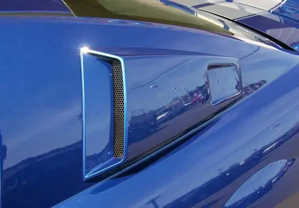 2005-2009 Ford Mustang Couture Polyurethane CVX Window Scoop Louvers – 2 Piece