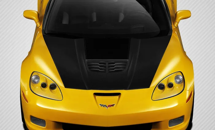 2005-2013 Chevrolet Corvette C6 Carbon Creations Stingray Z Hood – 1 Piece