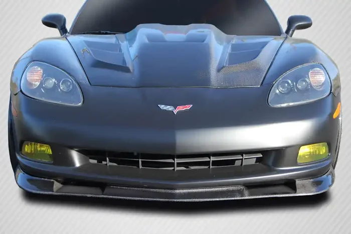 2005-2013 Chevrolet Corvette C6 Carbon Creations ZR Front Lip Splitter – 3 Piece ( Base Model)