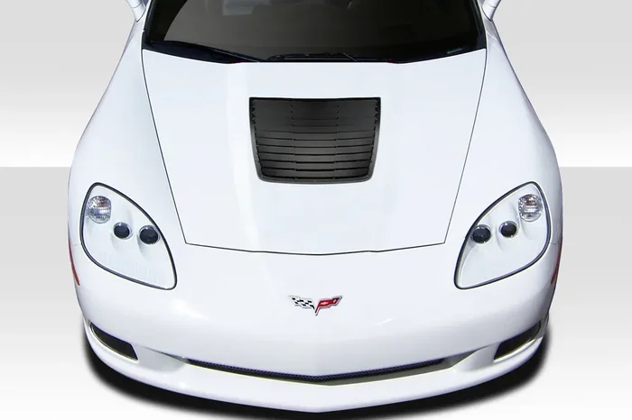 2005-2013 Chevrolet Corvette C6 Duraflex GTV Hood Vent – 1 Piece
