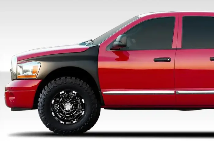 2006-2008 Dodge Ram Duraflex 4.5″ Off Road Bulge Front Fenders – 2 Piece
