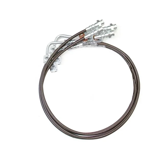 2007-17 JEEP JK 6‘‘ Front and Rear Braided Stainless Steel Brake Lines