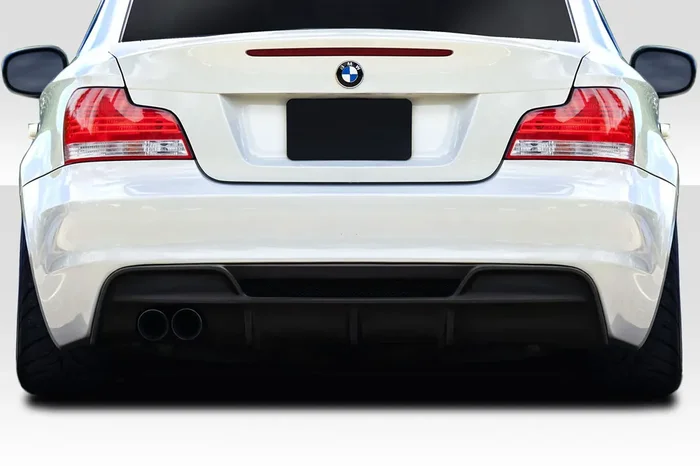 2008-2013 BMW 1 Series E82 E88 Duraflex R1 Rear Diffuser – 1 Piece (single exhaust)