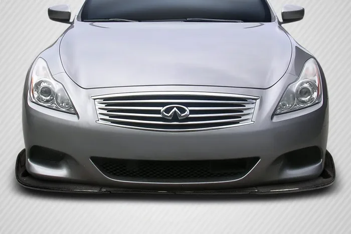 2008-2015 Infiniti G Coupe G37 Q60 Carbon Creations Chronos Front Lip Spoiler – 3 Piece