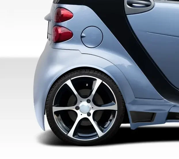 2008-2016 Smart ForTwo Duraflex GT300 Wide Body Rear Fenders – 2 Piece