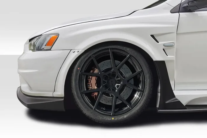 2008-2017 Mitsubishi Lancer / Lancer Evolution 10 Duraflex Vantix Front Fenders – 2 Pieces (+35MM)