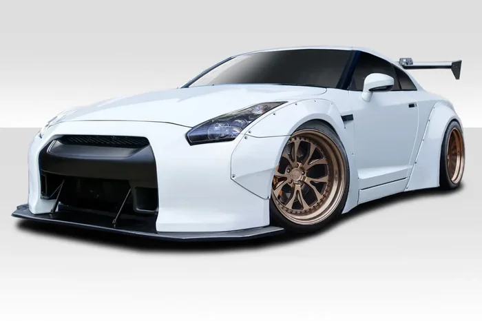 2009-2016 Nissan GT-R R35 Duraflex LBW Wide Body Kit – 8 Piece