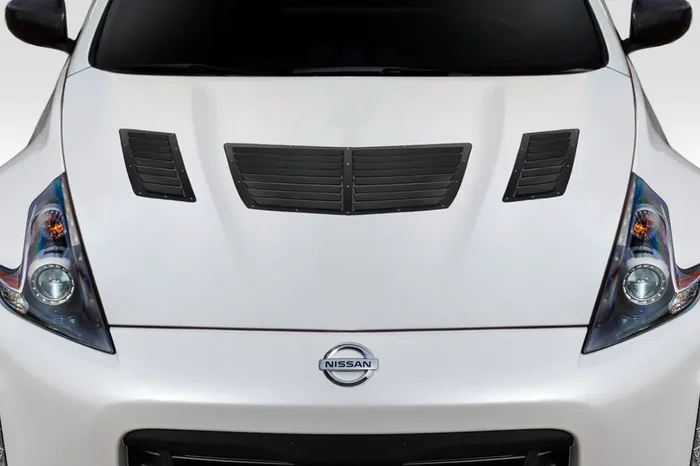 2009-2020 Nissan 370Z Z34 Duraflex GT1 Hood Vents – 3 Piece