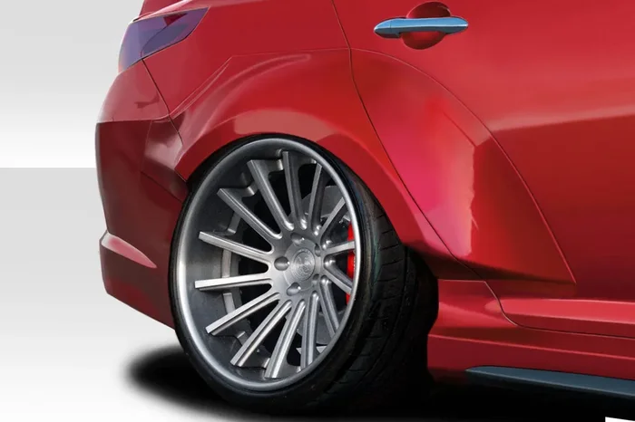2011-2013 Kia Optima Duraflex CPR Wide Body Rear Fender Flares – 6 Piece