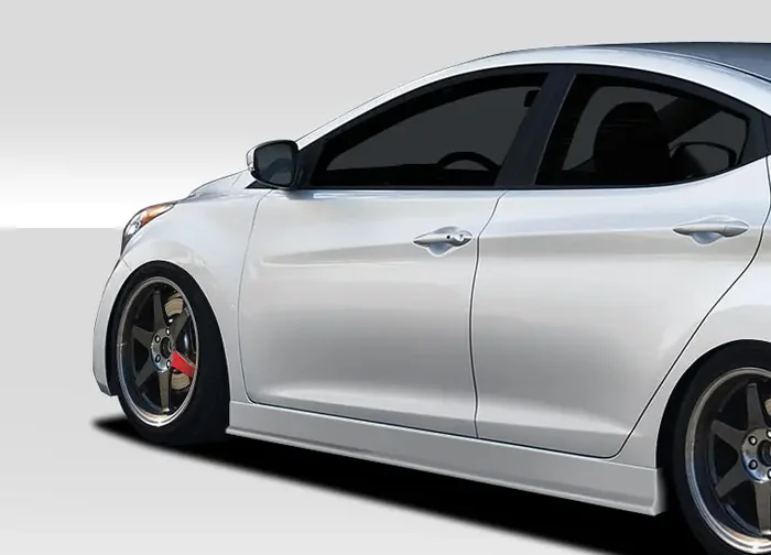 2011-2015 Hyundai Elantra Duraflex Racer Side Skirt Rocker Panels – 2 Piece