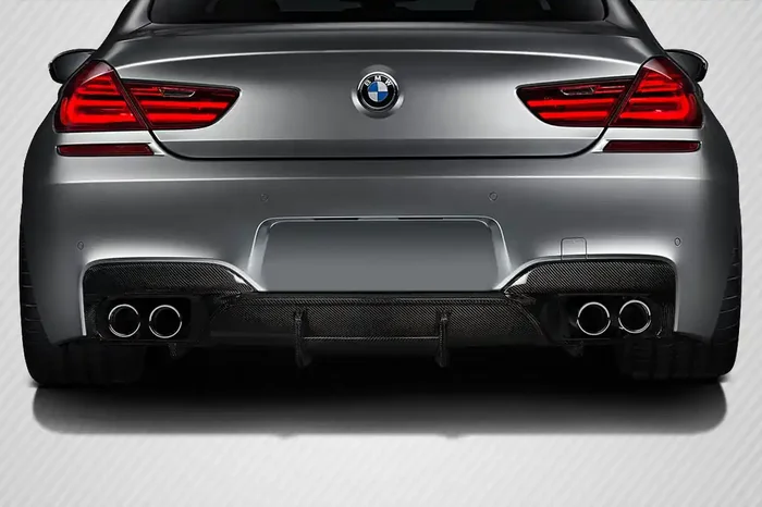 2011-2019 BMW 6 Series F06 F12 F13 Carbon Creations Sceptre Rear Diffuser – 3 Pieces