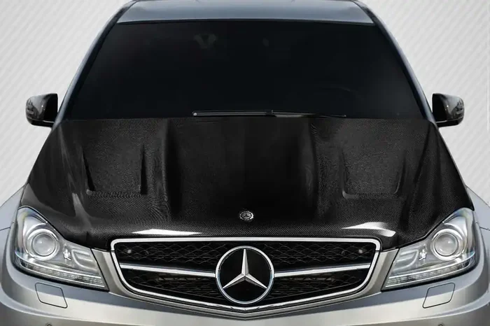 2012-2014 Mercedes C Class W204 Carbon Creations Carlton Hood – 1 Piece