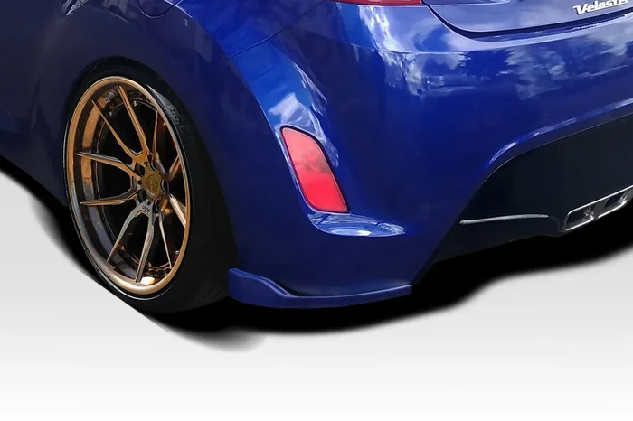 2012-2017 Hyundai Veloster Duraflex Bailer Rear Lip Add On Spoilers – 2 Piece