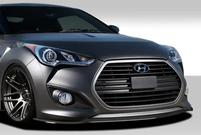 2012-2017 Hyundai Veloster Turbo Duraflex GT Racing Front Splitter – 1 Piece