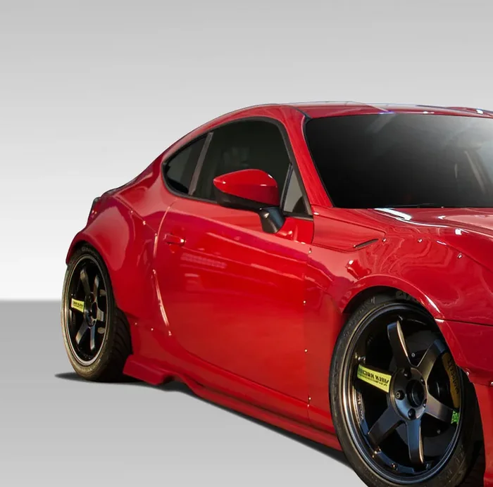 2013-2020 Scion FR-S Toyota 86 BRZ Duraflex GT500 Wide Body Side Splitters – 2 Piece