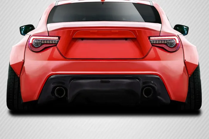 2013-2020 Scion FR-S Toyota 86 Subaru BRZ Carbon Creations GT500 V3 Rear Diffuser – 1 Piece