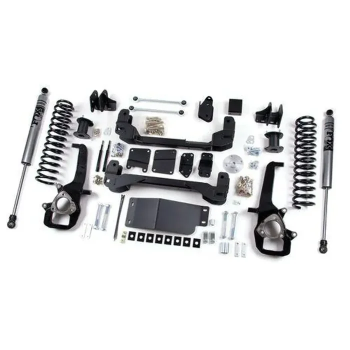 2013 RAM 1500 4 Inch Front 3 Inch Rear Lift Kit Fox Shocks Zone Offroad