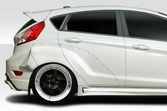 2014-2019 Ford Fiesta Duraflex CPR Wide Body 70MM Rear Fender Flares – 7 Piece