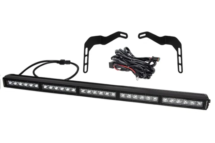 2014-2021 Toyota Tundra Diode Dynamics Stealth 30 inch LED Light Bar Kit (Amber Driving Light) | DD6061