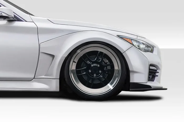 2014-2023 Infiniti Q50 Duraflex Redline Wide Body Front Fender Flares (+40mm) – 4 Piece