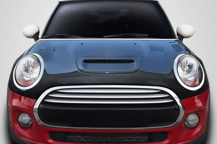 2014-2023 Mini Cooper S F55 F56 F57 Carbon Creations DriTech Racer Hood – 1 Piece