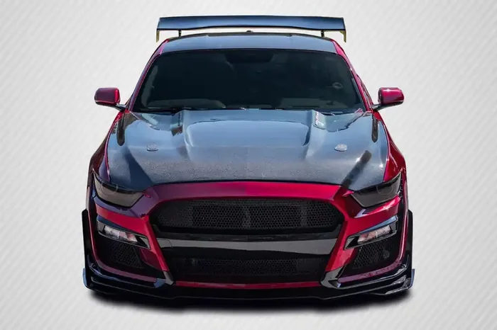 2015-2017 Ford Mustang Carbon Creations GT350 Look Hood – 1 Piece