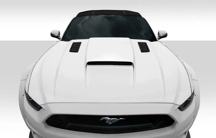 2015-2017 Ford Mustang Duraflex CVX Hood – 1 Piece