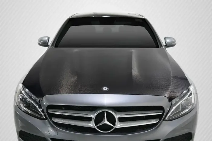 2015-2021 Mercedes C Class W205 Carbon Creations DriTech C63 Look Hood – 1 Piece