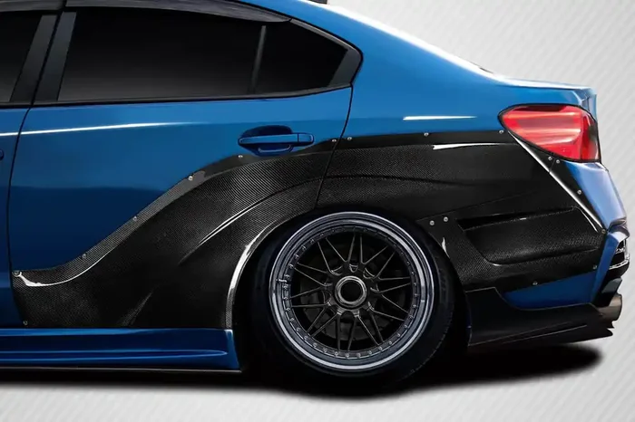2015-2021 Subaru WRX STI Carbon Creations VRS Wide Body Rear Fender Flares – 9 Piece