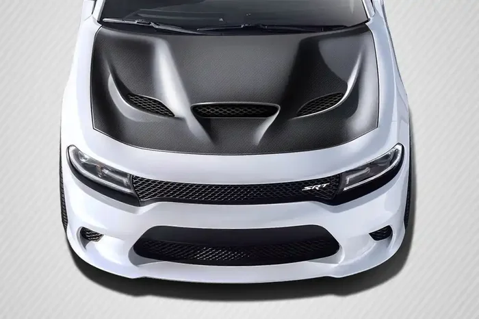 2015-2023 Dodge Charger Carbon Creations Dritech Hellcat Look Hood – 1 Piece