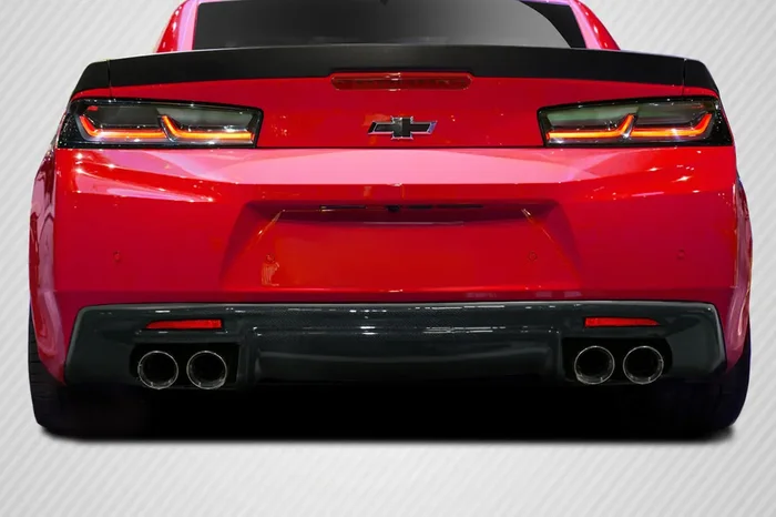2016-2018 Chevrolet Camaro Carbon Creations GM-X Rear Diffuser – 1 Piece ( Quad exhaust version)