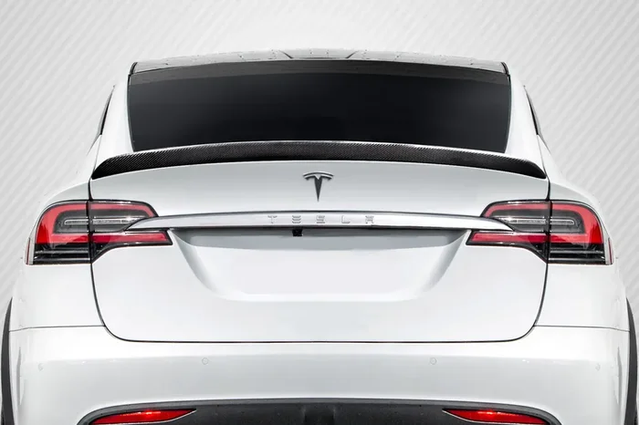 2016-2023 Tesla Model X Carbon Creations High Kick Rear Wing Spoiler – 1 Piece