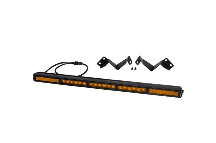 2016-2023 Toyota Tacoma Diode Dynamics SS30 Stealth LED Light Bar Kit (Amber Driving Light) | DD6073