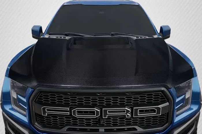 2017-2020 Ford Raptor Carbon Creations OEM Look Hood – 1 Piece