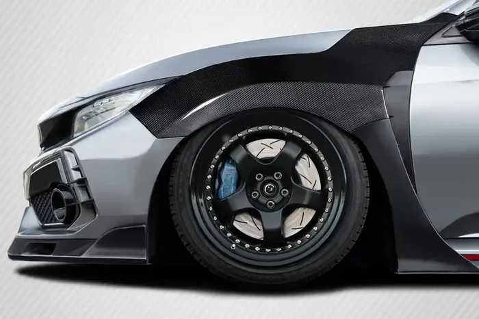 2017-2021 Honda Civic Type R Carbon Creations Skywalker Front Fenders (+25mm) – 2 Pieces