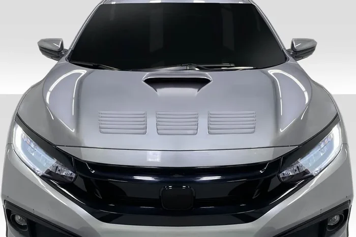 2017-2021 Honda Civic TypeR Duraflex EVS Hood – 1 Piece
