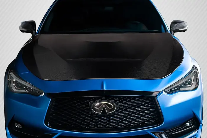 2017-2022 Infiniti Q60 Carbon Creations GTS Look Hood – 1 Piece