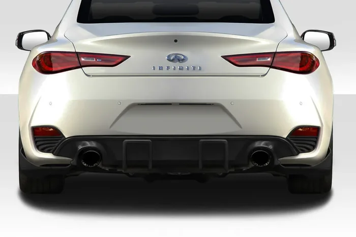 2017-2022 Infiniti Q60 Duraflex J Spec Rear Diffuser – 3 Piece