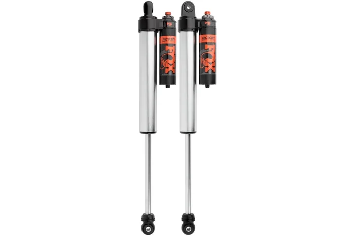 2017-2024 Ford F250 & F350 4WD Fox 2.5 Factory Race Series Rear Reservoir Shocks with DSC Adjusters For 4-6in Lifts Pair | 883-26-042