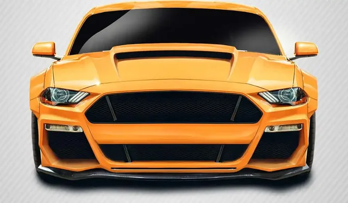 2018-2023 Ford Mustang Carbon Creations Grid Front Lip Under Spoiler – 1 Piece (s)