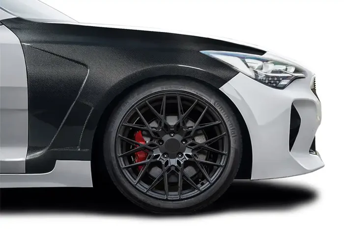 2018-2023 Kia Stinger Carbon Creations Aegis Front Fenders – 2 Pieces