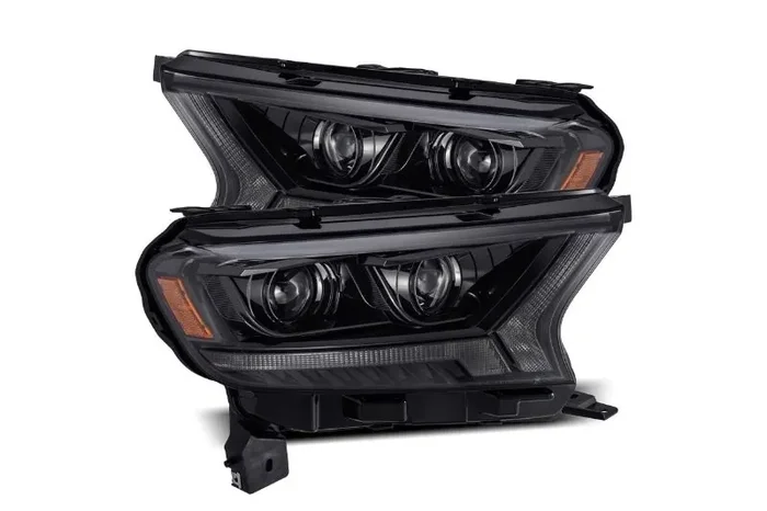 2019-2023 Ford Ranger AlphaRex Pro Alpha Black Projector Headlights | 880119