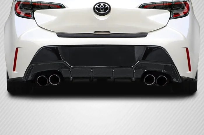 2019-2023 Toyota Corolla Hatchback Carbon Creations A Spec Rear Diffuser – 3 Piece