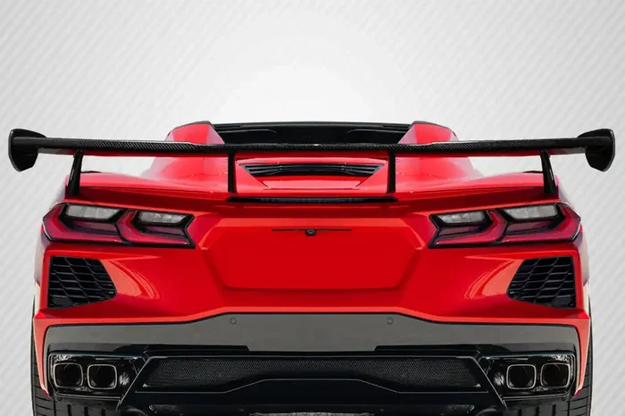 2020-2023 Chevrolet Corvette C8 Carbon Creations High Wing Spoiler – 1 Piece
