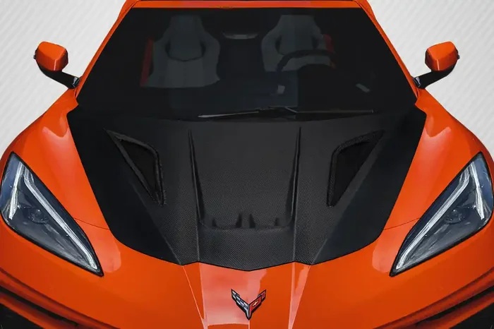 2020-2023 Chevrolet Corvette C8 Carbon Creations Savannah Hood – 3 Pieces