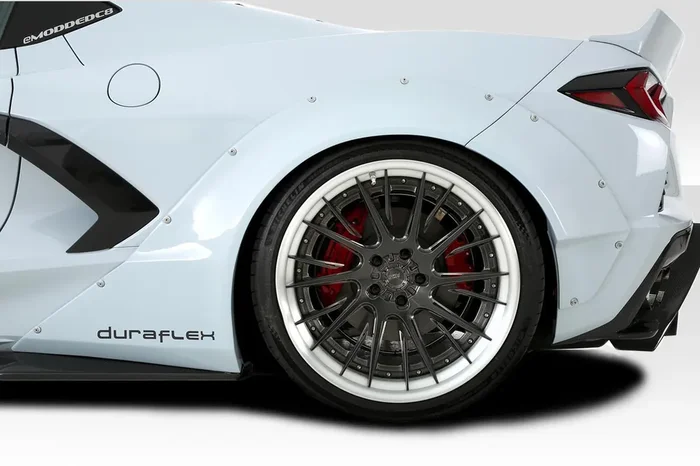 2020-2023 Chevrolet Corvette C8 Duraflex Gran Veloce Wide Body Rear Fender Flares – 4 Piece