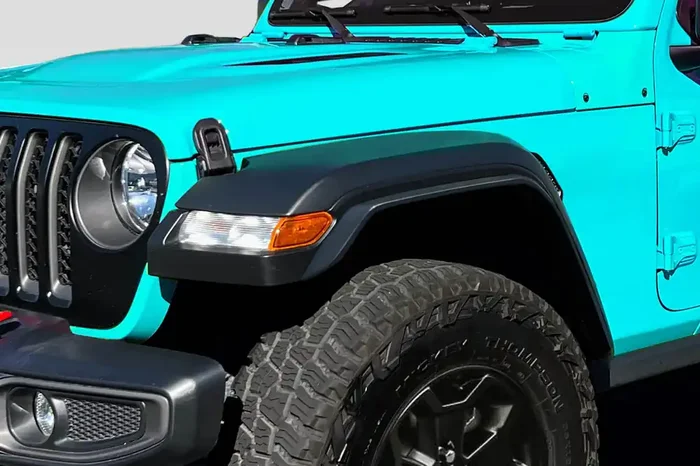 2020-2023 Jeep Gladiator Rubicon / Mojave Duraflex Duster Front Fender Flare Add Ons – 2 Pieces