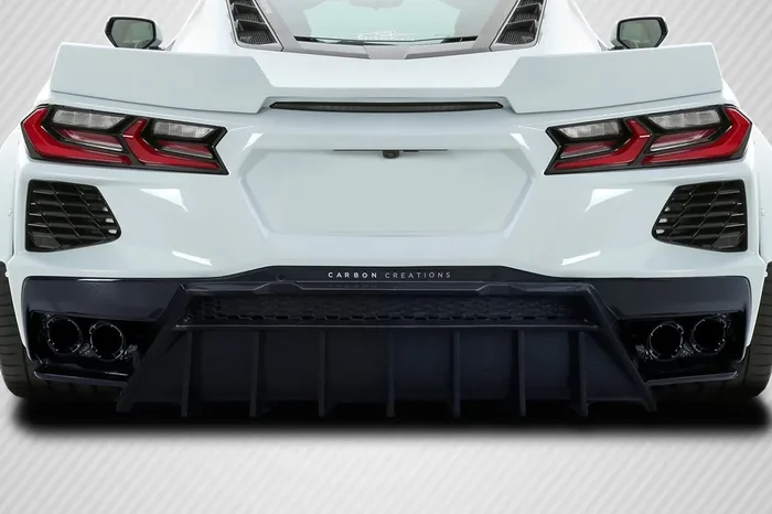 2020-2024 Chevrolet Corvette C8 Carbon Creations Gran Veloce Rear Diffuser – 1 Piece